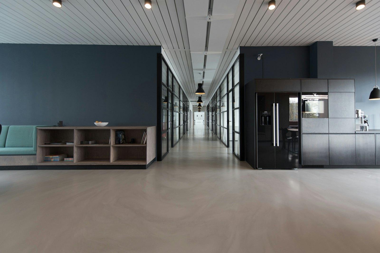 Bright, modern office interior
